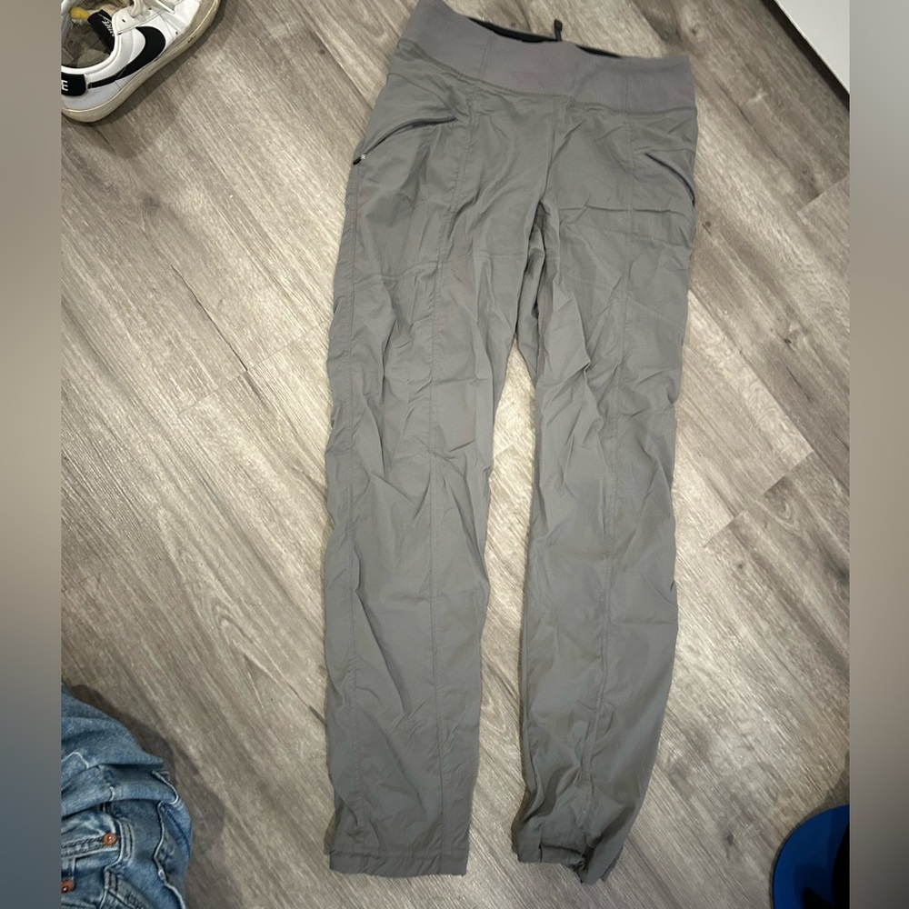 Prana Black and Gray Regular Fit Pants